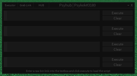 Psyhub Fe Guis Script Hubs Game Guis Script Executor Link Grabber Etc - why my roblox executor not working